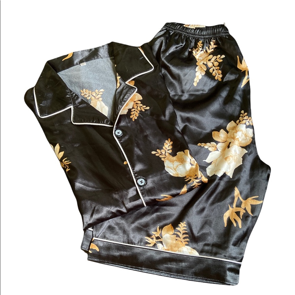 shein silk pajama set